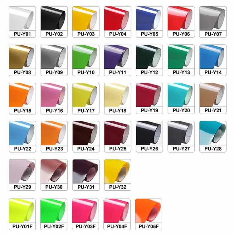 Types of Polyurethane Heat Transfer Vinyl