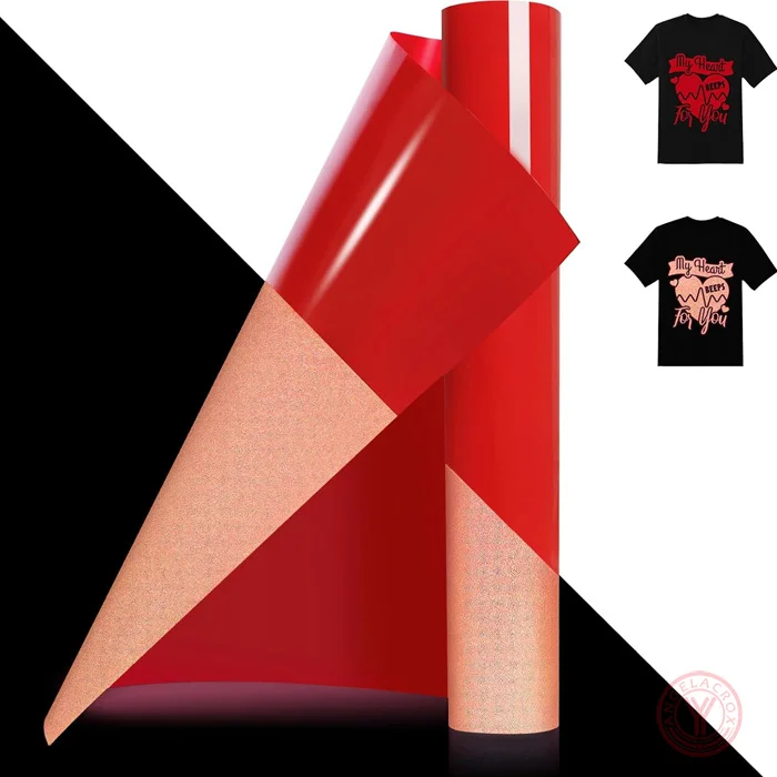 custom red reflective htv