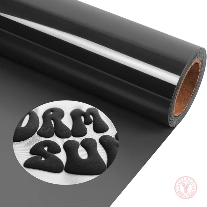 black Puff Heat Transfer Vinyl