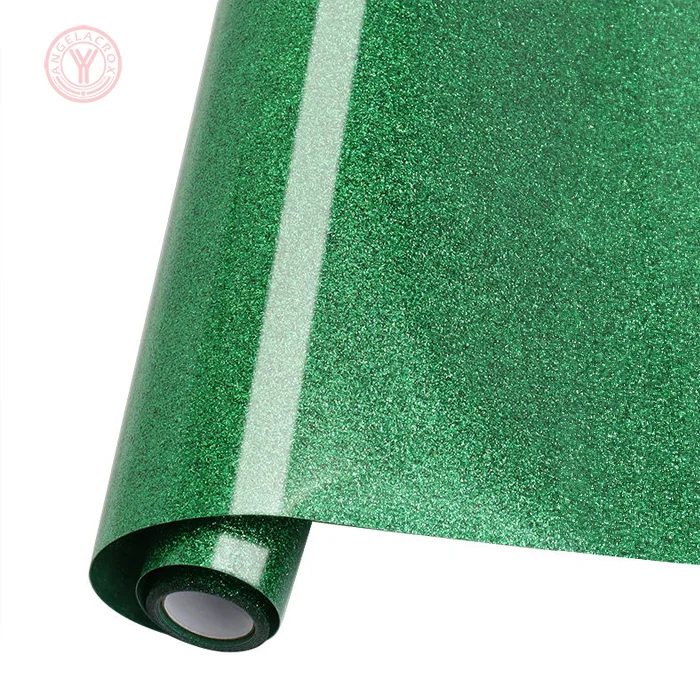 Green Glitter HTV
