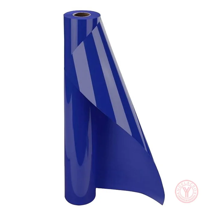 blue flock heat transfer vinyl