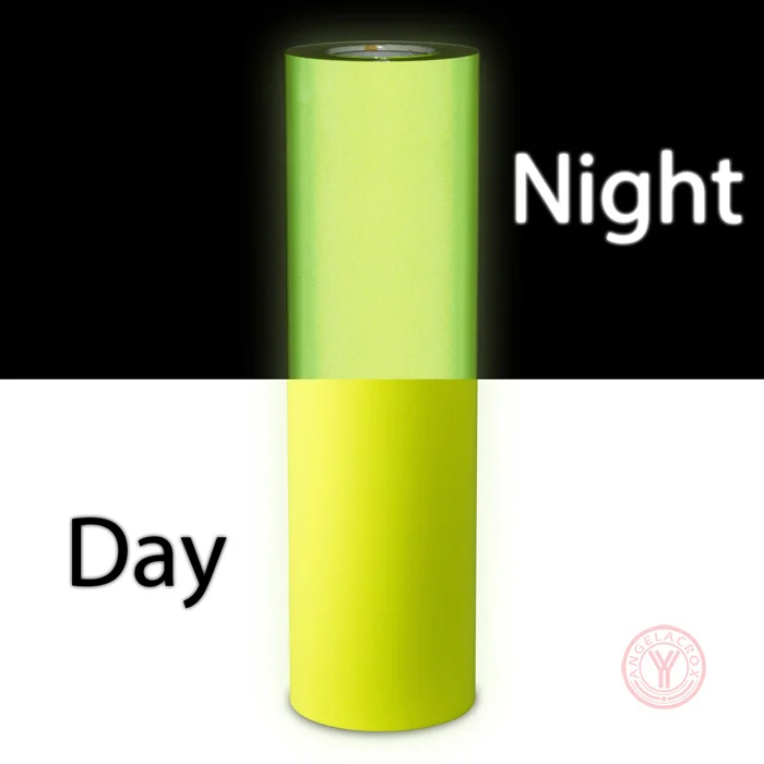 yellow reflective heat transfer vinyl