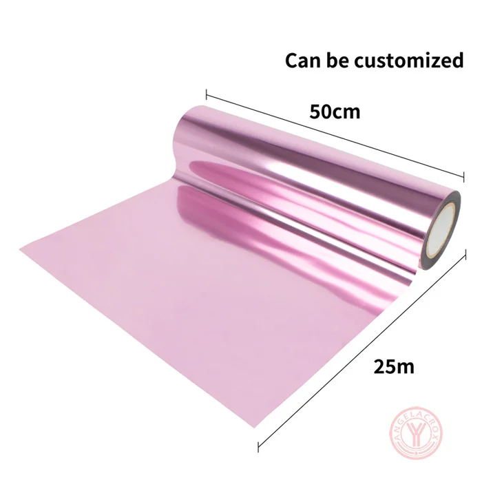 pink metallic heat transfer vinyl
