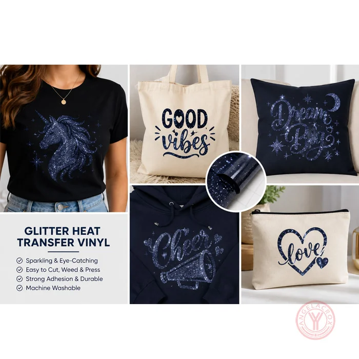 use for navy blue glitter htv