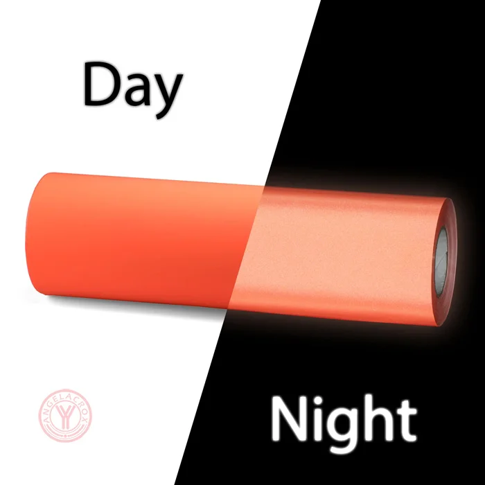 orange glow in the dark heat transfer vinyl