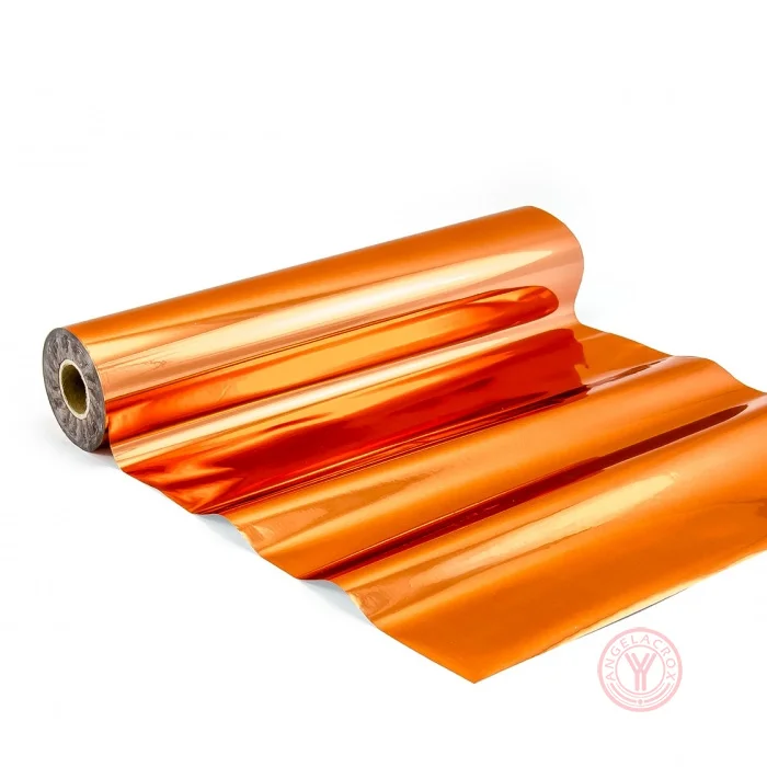orange metallic foil heat transfer vinyl