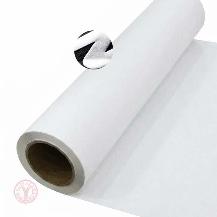 white flocked heat transfer vinyl