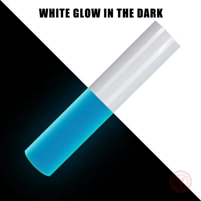 white glow in the dark HTV