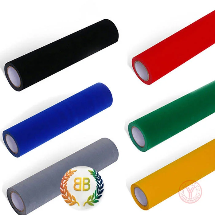 flock heat transfer vinyl for fabric