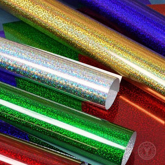 holographic heat transfer vinyl for fabric
