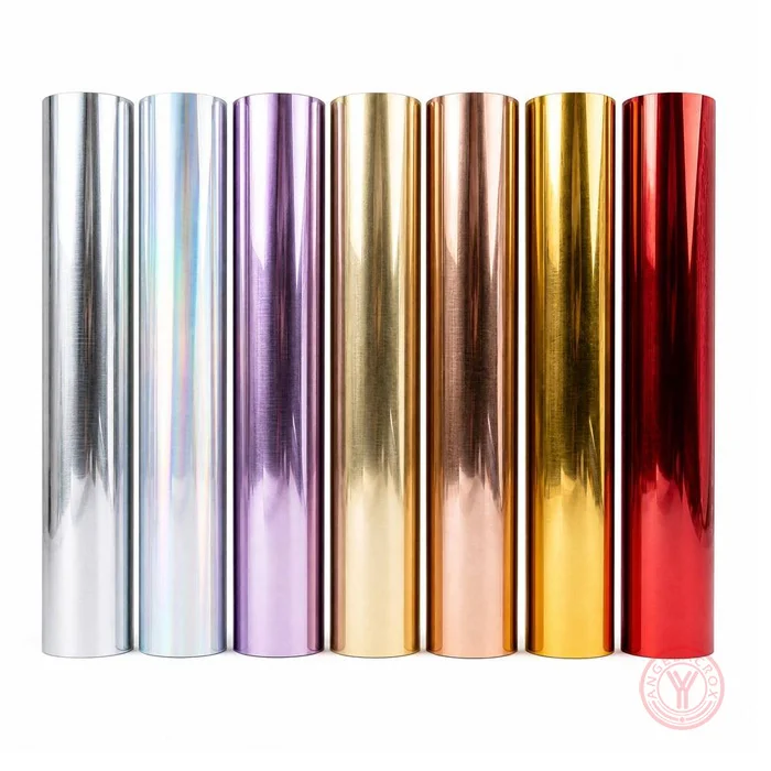 metallic heat transfer vinyl for fabric