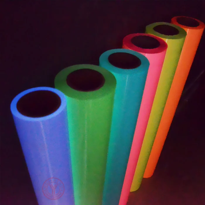 glow in the dark heat transfer vinyl for polyester
