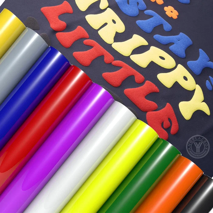 puff heat transfer vinyl for polyester