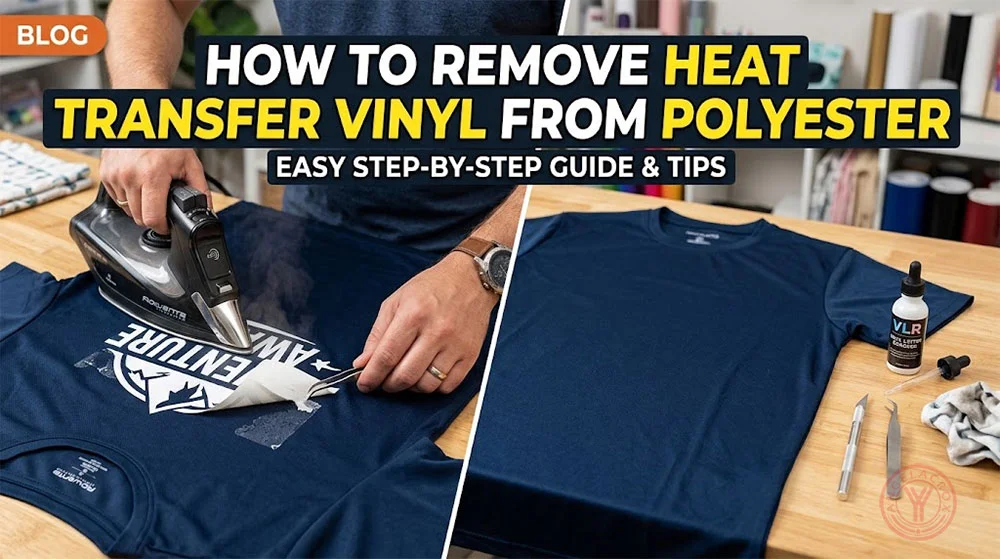 How to Remove Heat Transfer Vinyl From Polyester
