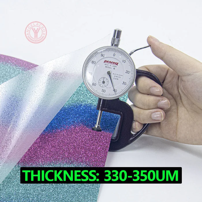 rainbow glitter HTV vinyl
