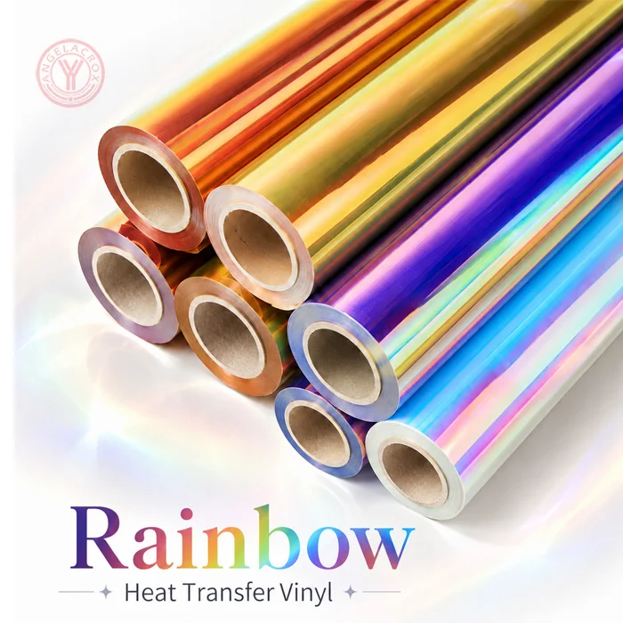 rainbow heat transfer vinyl