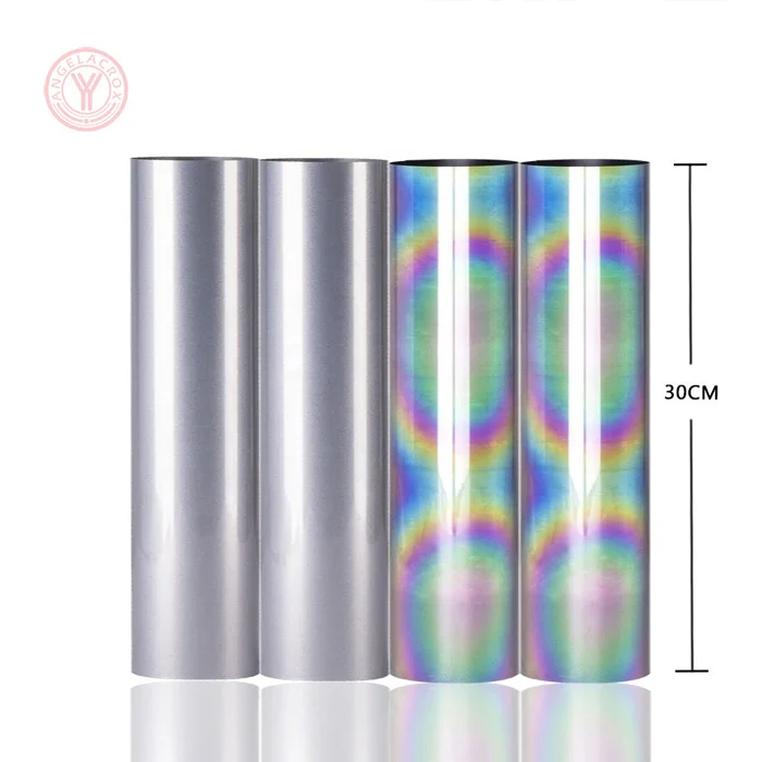 rainbow reflective heat transfer vinyl