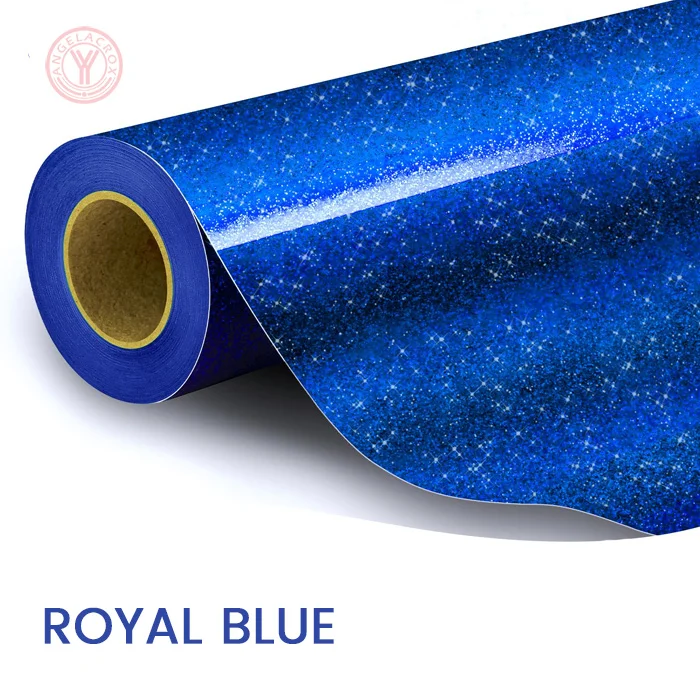 royal blue glitter HTV